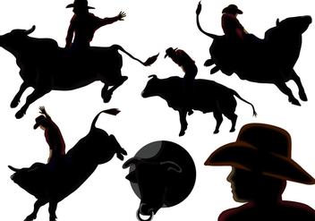 Ride The Bull Vectors - vector #362175 gratis